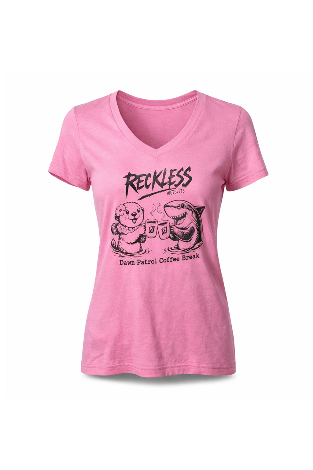 Reckless V-Neck Coffee Break