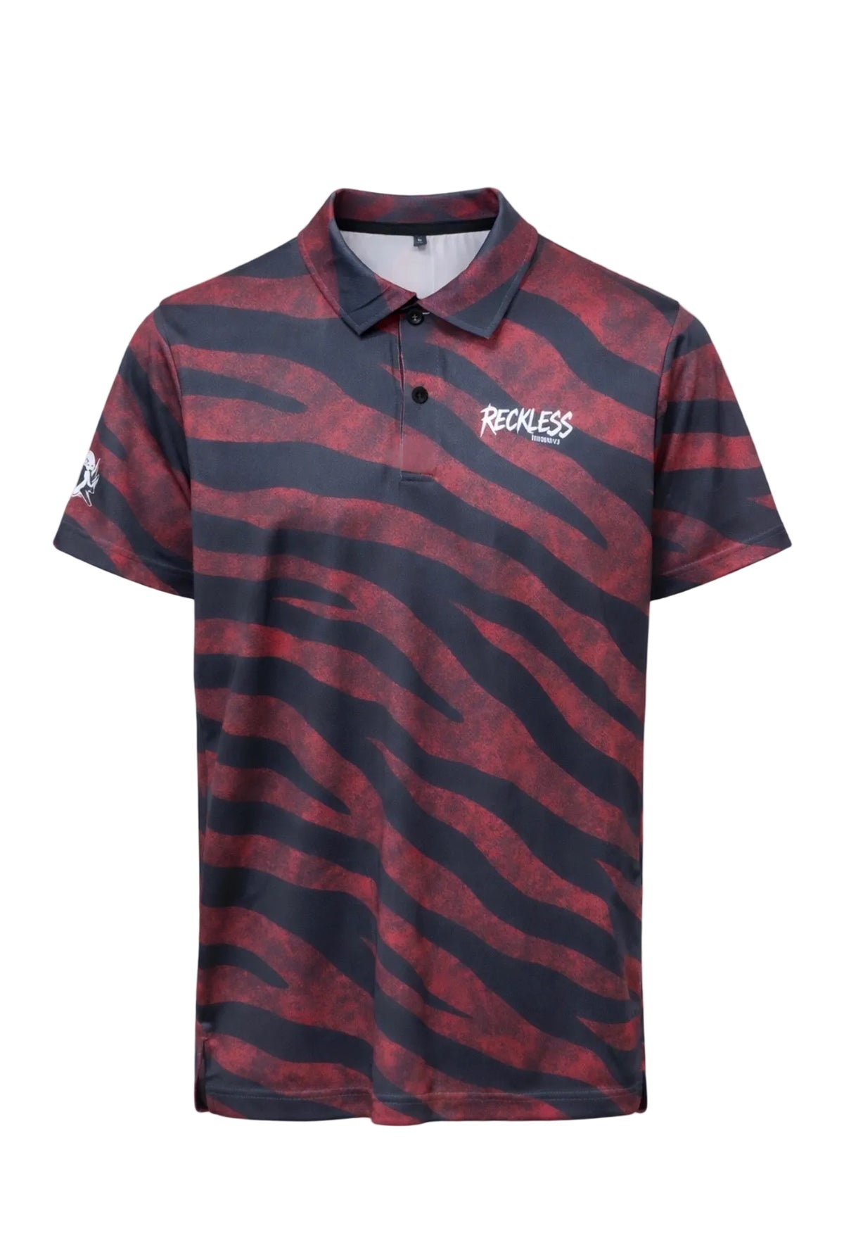 Reckless 'Tiger Stripe' Golf Shirt