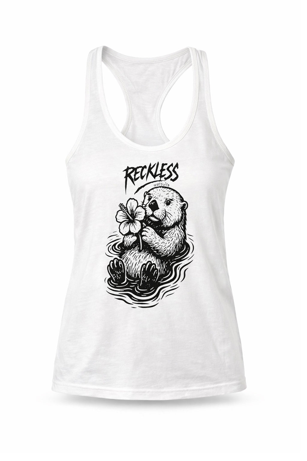 Reckless Tank Top Echo Print