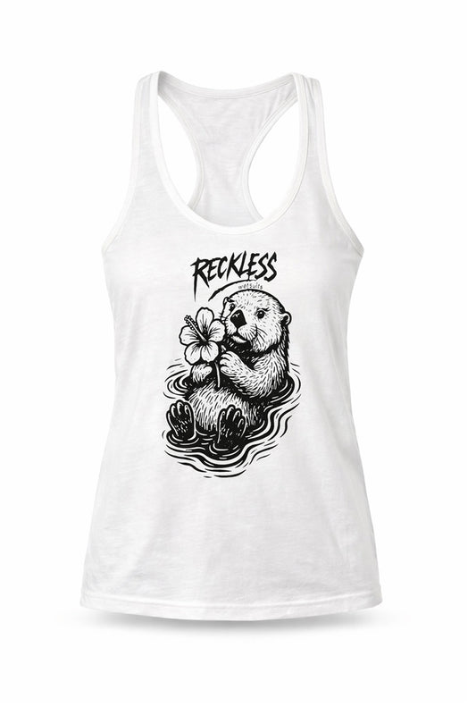 Reckless Tank Top Echo Print