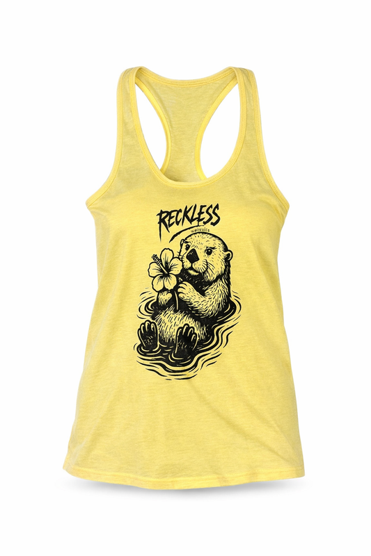 Reckless Tank Top Echo Print