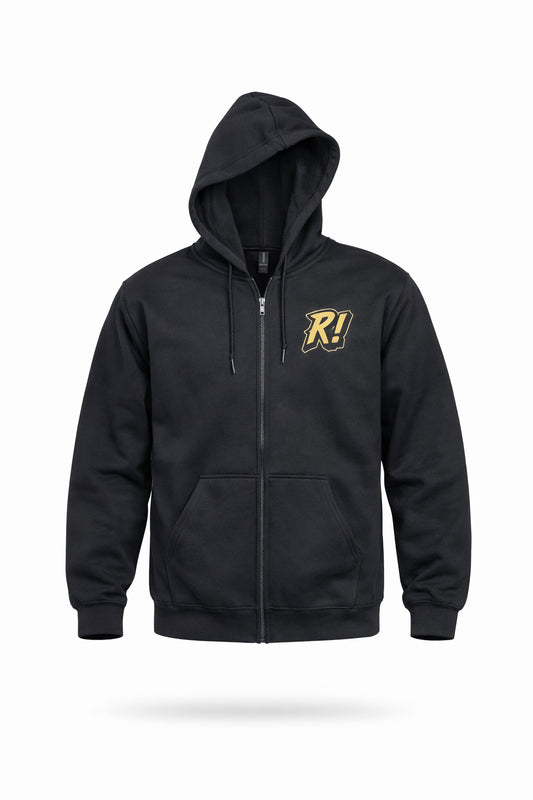 Reckless Hoodie Front Zipper Unstoppable Print