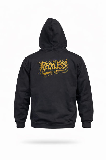 Reckless Hoodie Front Zipper Unstoppable Print